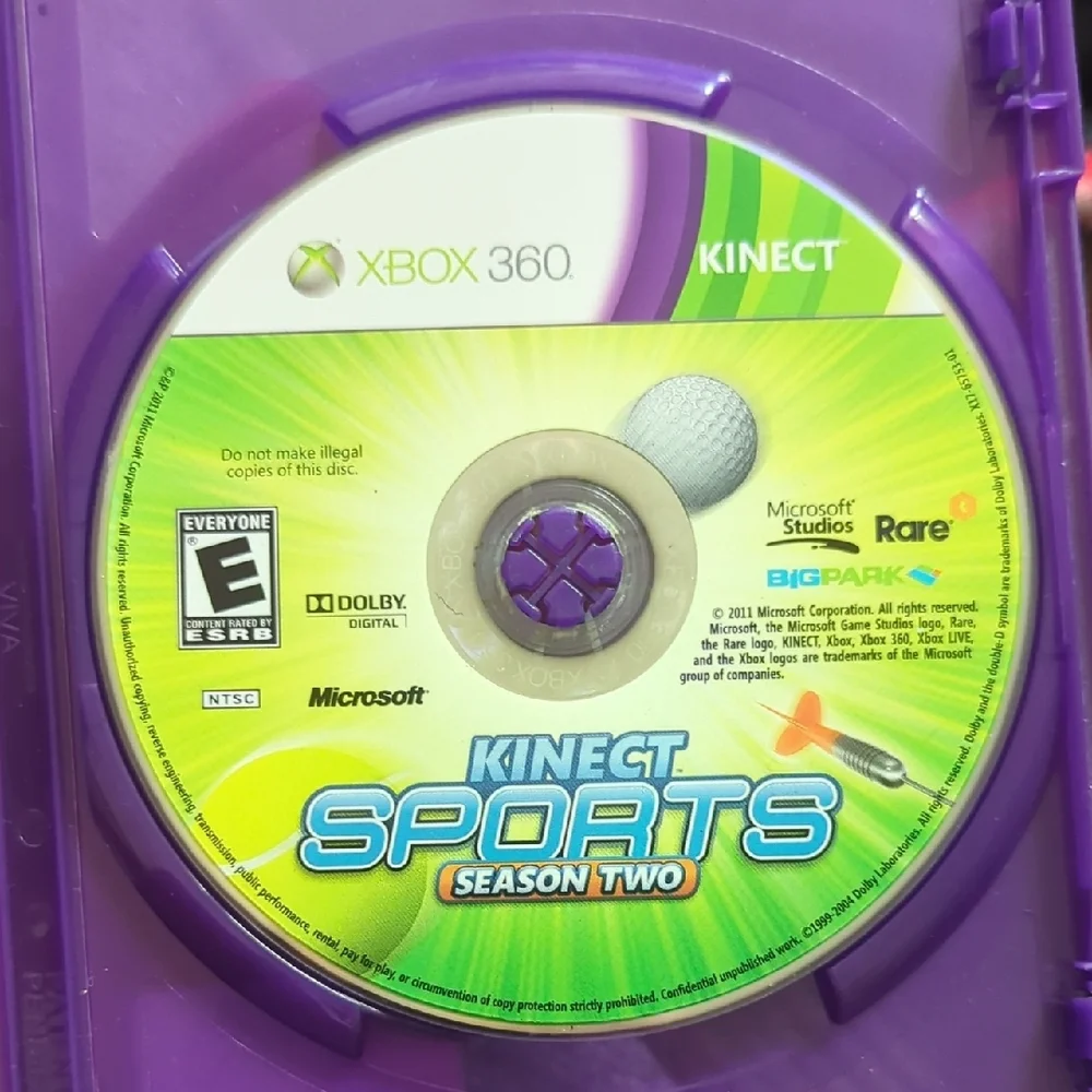Microsoft Kinect Sports Season Two - Green and Purple